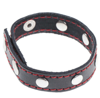 Adjustable Leather Cock Ring Delay Penis Ring