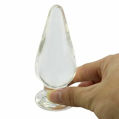 Crystal Glass Butt Plug Medium