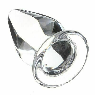 Crystal Glass Butt Plug Medium