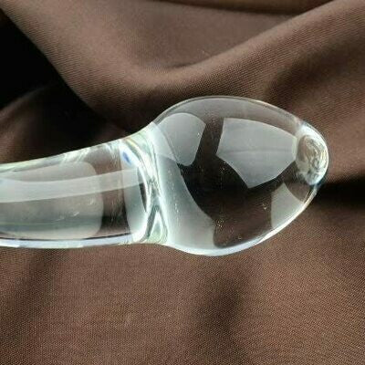 Transparent Glass Stimulator Penis Anal Butt Plug