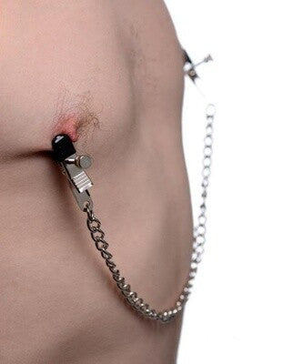 Stainless Steel Metal Chain With Nipple Clips