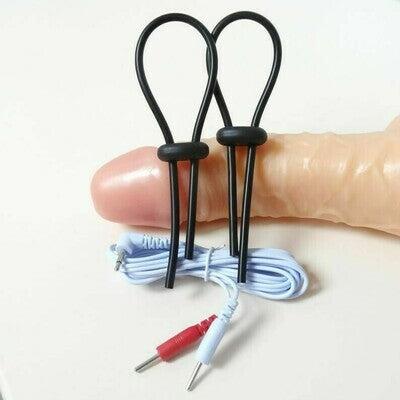 EStim Shock Cock Rings Climax Stimulator