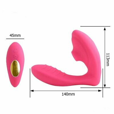 10 Speeds Clitoral Pulsing Stimulator and G-Spot Vibrator