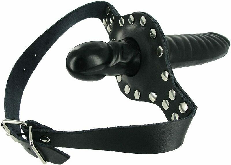 Double Dildo Mouth Gag for Couple Sexy Game Play