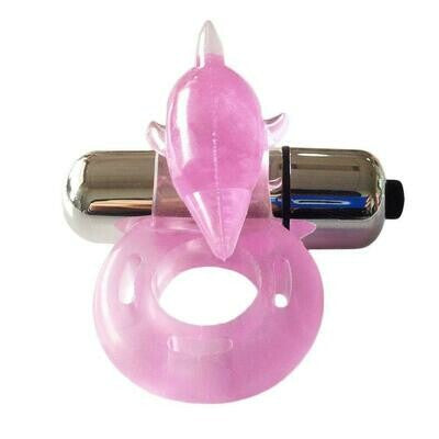 Vibrating Dolphin Cock Ring