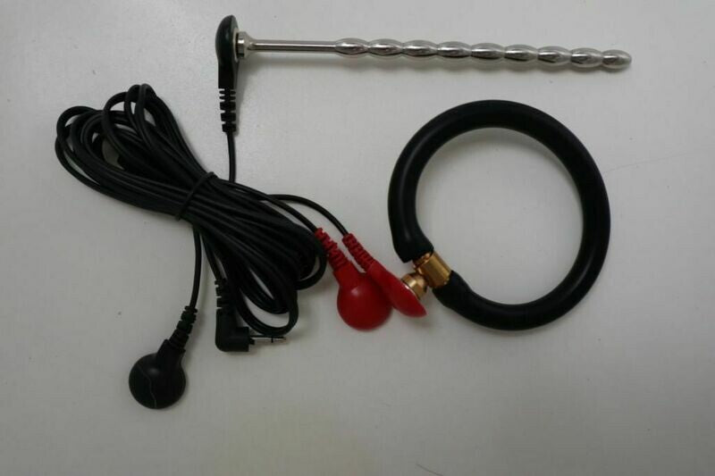 Electro Shock Urethral Penis Sound & Ring Combo