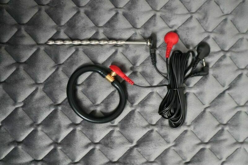 Electro Shock Urethral Penis Sound & Ring Combo