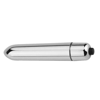 Silver Super Powerful Tranquil Vibrating Waterproof Bullet