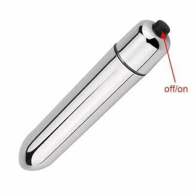 Silver Super Powerful Tranquil Vibrating Waterproof Bullet