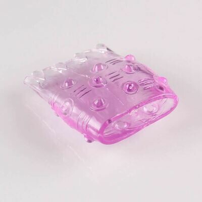 Crystal Crown Penis Sleeve Cock Ring