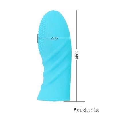 Silicone Finger Massage Sleeve Masturbation Foreplay