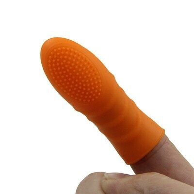 Silicone Finger Massage Sleeve Masturbation Foreplay