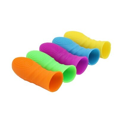 Silicone Finger Massage Sleeve Masturbation Foreplay