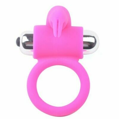 Silicone Rabbit Vibrating Cock Ring