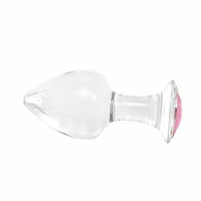 Glass Jewel Butt Plug Anal Sex Toy