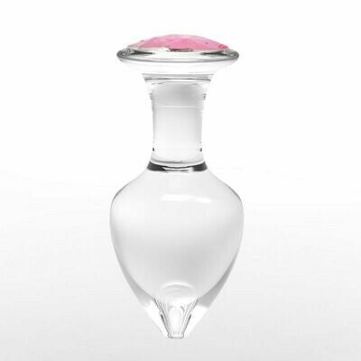 Glass Jewel Butt Plug Anal Sex Toy