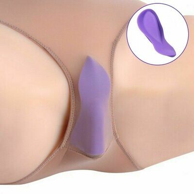 Wearable Silicone Panty Insert Clitoris Vibrator