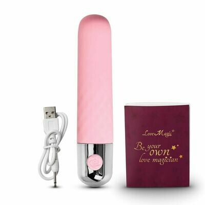 Stylish 10-Speed USB Recharging Silicone Vibrator