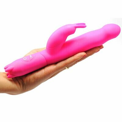 Pink Honey Bunny Silicone Rabbit Vibrator
