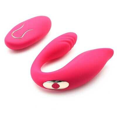 Dual Vibration 10 Speed Rechargeable Silicone Vibrator