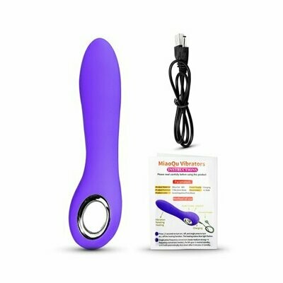 Silicone 7 Speeds Vibrator with Rotation