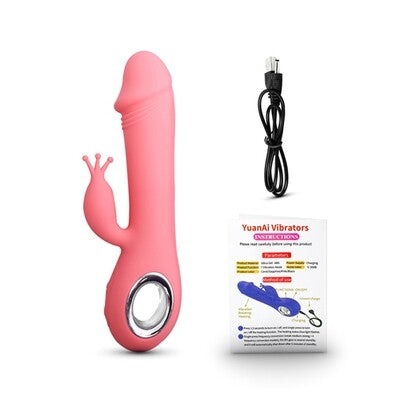 Silicone 7 Speeds G-Spot Vibrator with Rotation