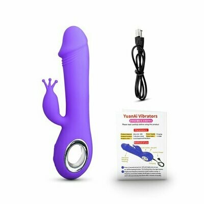 Silicone 7 Speeds G-Spot Vibrator with Rotation