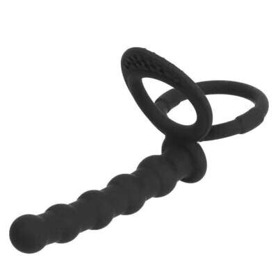 Double Penetration ​​Anal Beads Cock Rings
