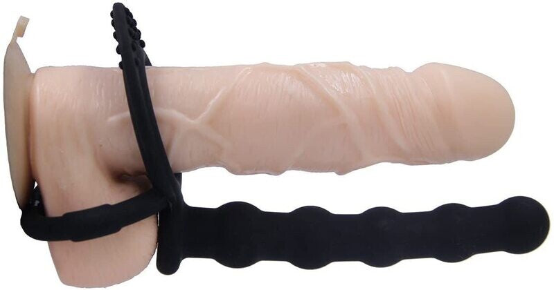 Double Penetration ​​Anal Beads Cock Rings