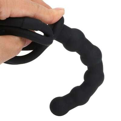 Double Penetration ​​Anal Beads Cock Rings