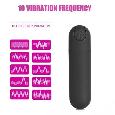 10 Speed Rechargeable Vibrating Sex Bullet