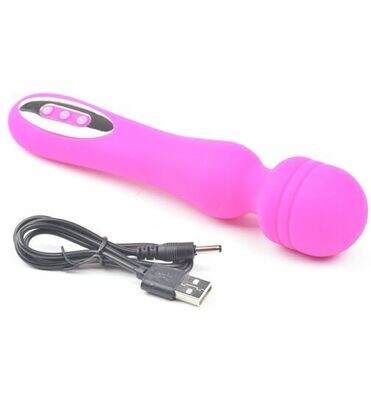 Silicone Rechargeable 12 Speed Wand Massager