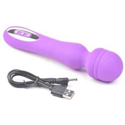 Silicone Rechargeable 12 Speed Wand Massager