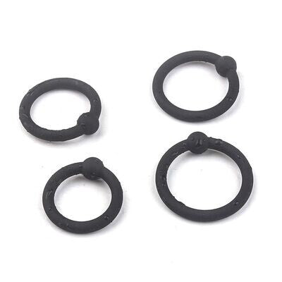 Stay Hard Beaded Cock Ring Erection Enhancer Set