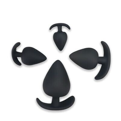 Plump Silicone ​Butt Plug Set​​ 4 Piece