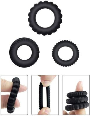 Sensational Pleasure Penis Ring Set