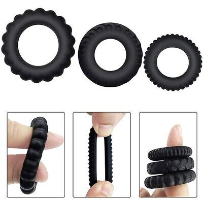 Sensational Pleasure Penis Ring Set