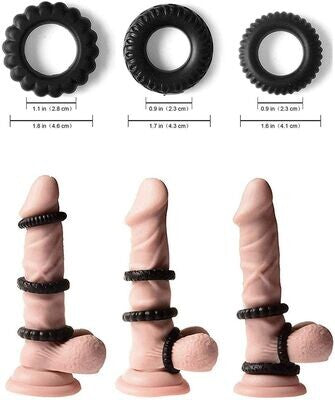 Sensational Pleasure Penis Ring Set