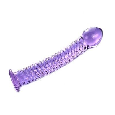 Beautiful Colour Swirl Crystal Pyrex Glass Massager