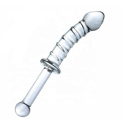 Beautiful Double Sided Crystal Glass Massager