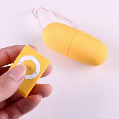 Wireless Remote Control Vibrating Egg - Yellow