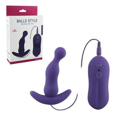 Aphrodisia 10 Mode Silicone Butt Plug - Balls Prostate Massager