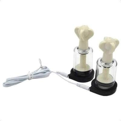 Electronic Pulse Shock Nipple Suckers Climax Stimulator
