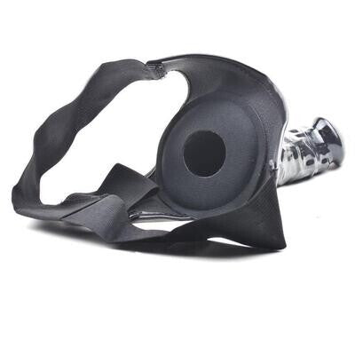 Big Cock Hollow Strap On Black Dildo