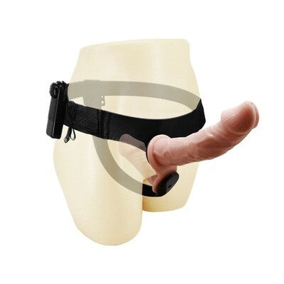 Double Ended Vibrating Dildo Strap-On Harness