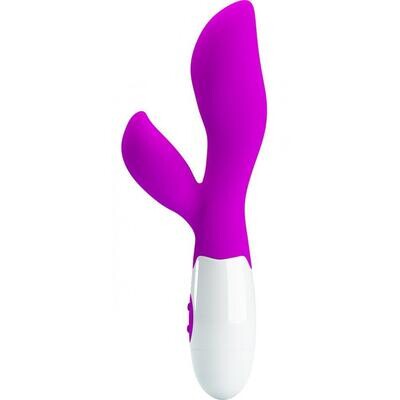 30 Speed Silicone G-spot Vibrator With Clit Stimulation Body Massager