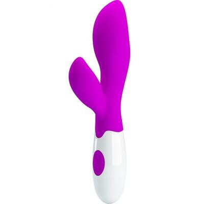 30 Speed Silicone G-spot Vibrator With Clit Stimulation Body Massager