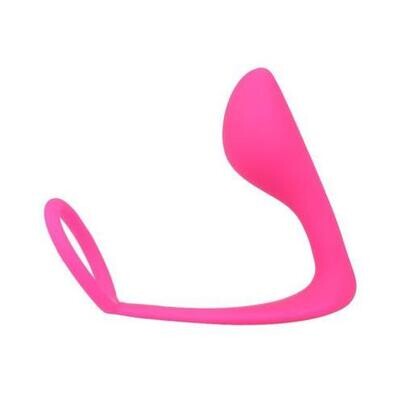 Ass-Gasm Silicone Cockring Male G Spot Plug