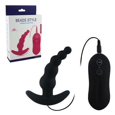 Aphrodisia 10 Mode Silicone Butt Plug - Beads Prostate Massager