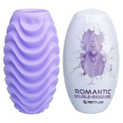 Pretty Love Double Sided Textured Egg Masturbator